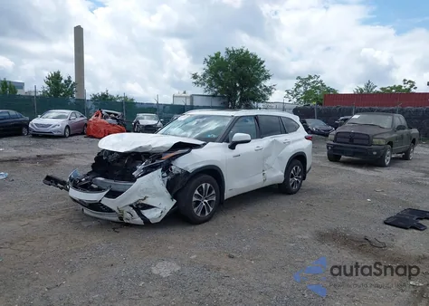 2020 Toyota Highlander Hybrid Xle from USA, damaged, VIN 5TDGBRCH6LS508375